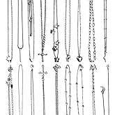 SyhirNmly Y2K Necklace Set Alternative Jewelry Grunge Accessories Punk Goth Emo Necklaces Aesthetic for Women Men