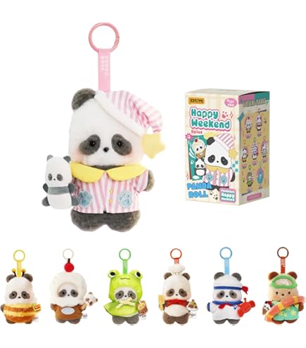 Amazon.com: 52TOYS Panda Roll Happy Weekend Series Blind Box