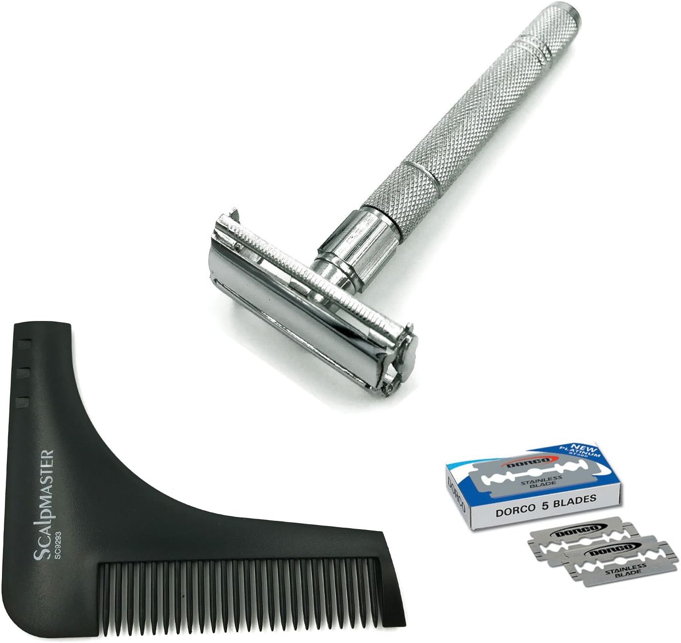 safety razor for beard shaping