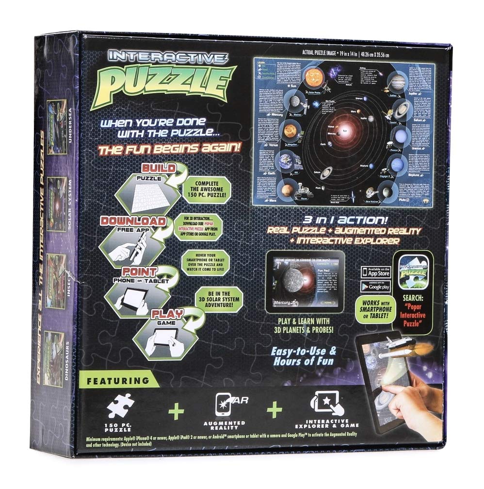 Amazoncom Masterpieces 11354 Solar System Puzzle 150