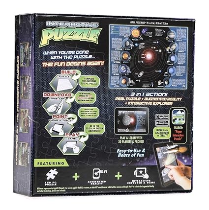 Amazoncom Masterpieces 11354 Solar System Puzzle 150