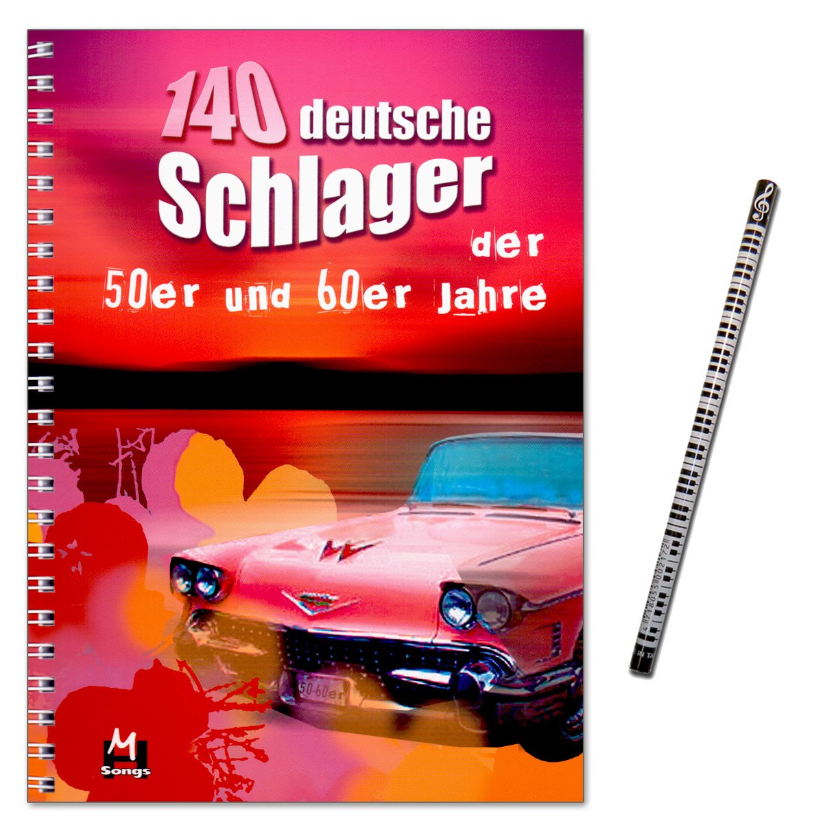 140 German beaters of the 50s and 60s - from a time without financial crises and locusts - revised reissue - with music pencil