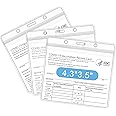 3 Packs-CDC Vaccination Card Protector for Business Travel, 4.3X3.5 Inches Waterproof Sealed Vaccination Card Protector, Plas