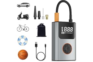 OFISPEED TGBOX Tire Inflator Portable Air Compressor, 150 PSI Cordless Portable Tire Inflator Fast Inflation, Air Pump for Car Tires with Pressure Gauge and Auto Shut-off, Bike Pump for Cars, Bikes and Balls