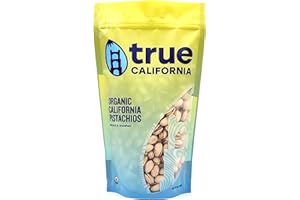 True California Organic Raw Pistachios (1 LB) In-Shell, No Salt, No Roast - Healthy Snacks, Vegan & Gluten Free - Natural Who