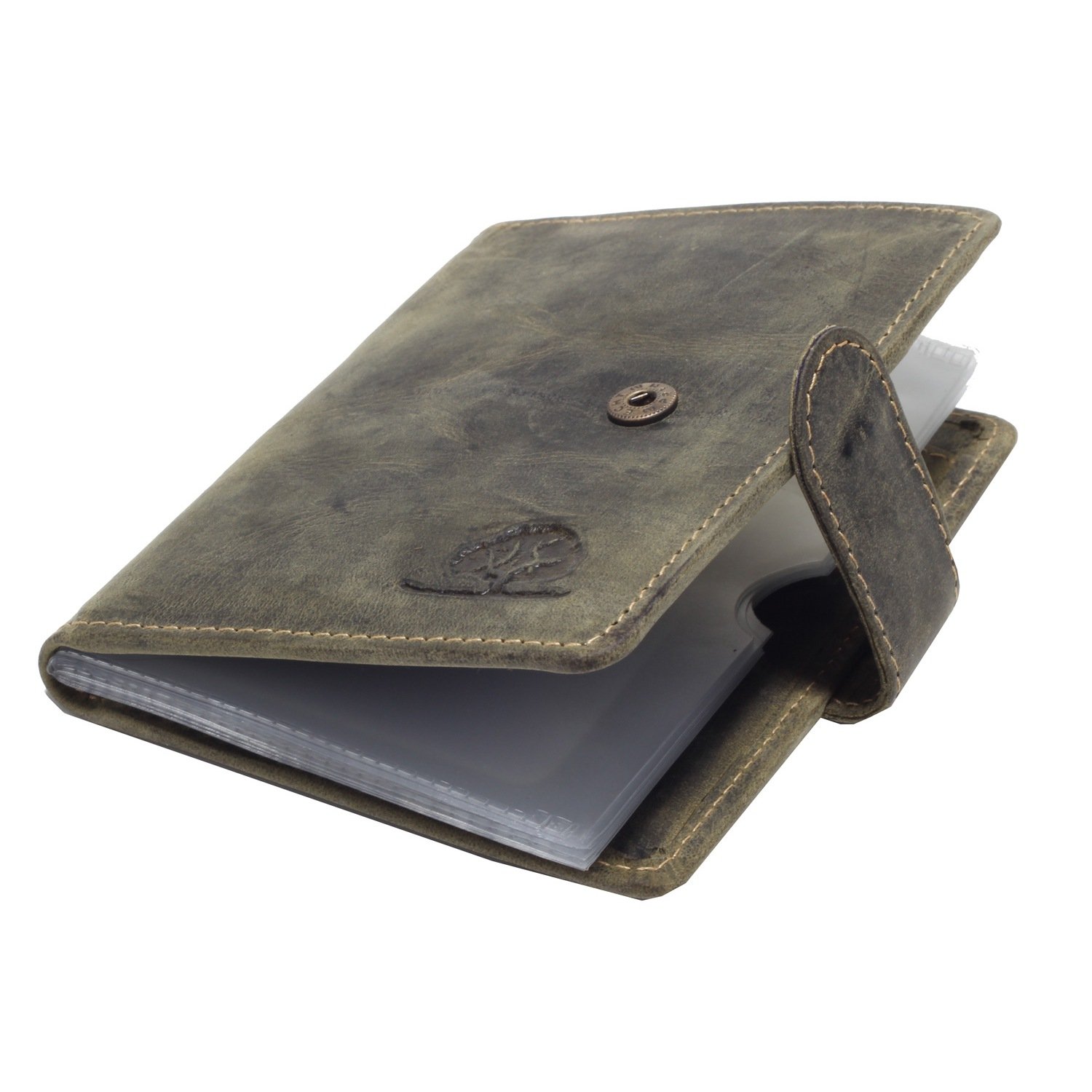 Greenburry 322-30 Vintage ID Wallet Case Green