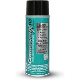 CorrosionX Heavy Duty Anti Rust Spray, Dripless Self-Healing Corrosion Inhibitor with Waterproof Barrier for Marine, Agricultural &amp; Industrial Equipment in Harsh, Saltwater Environments, 12oz Aerosol