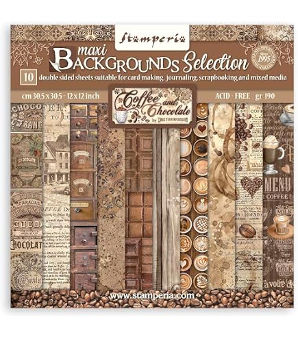 Carnet Scrapbooking Magic Forest 10 Feuilles 20,3x20,3cm - Fond Imprimé Forêt Enchantée