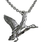 Kiola Designs Flying Mallard Duck Bird Pendant Necklace