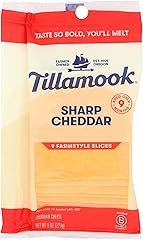 TILLAMOOK Cheddar Sharp Slices, 8 OZ