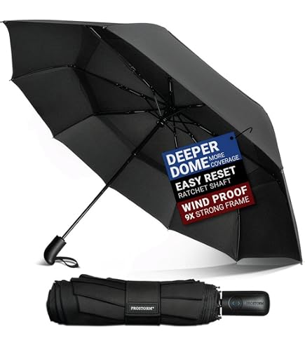 Amazon.com: DAVEK SOLO UMBRELLA (Classic Black) - Quality