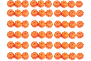 Kbraveo 60 pcs Lifelike and Realistic Artificial Fall Harvest Mini Pumpkins for Decorate and Fall Wedding Thanksgiving Table Decor