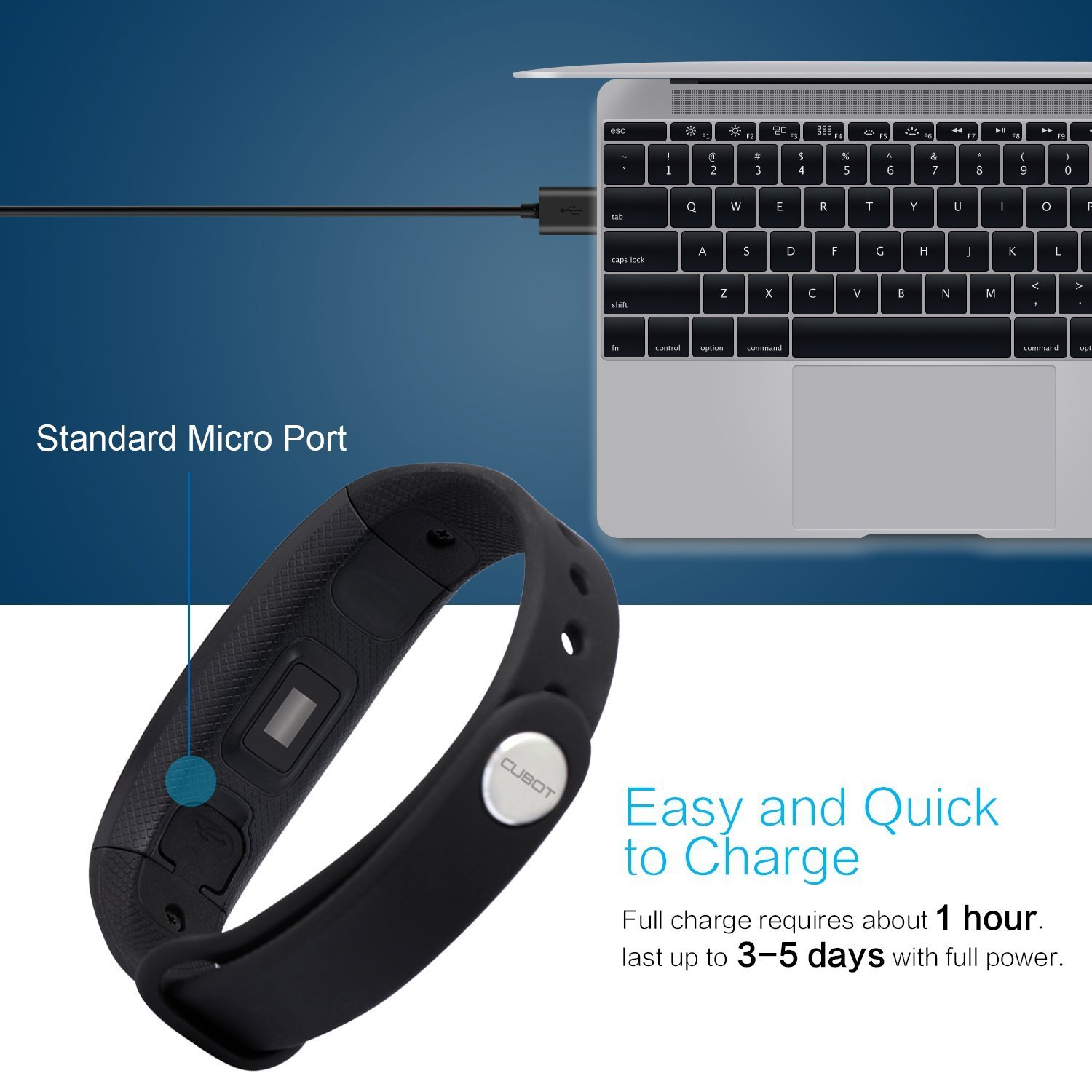 CUBOT V3 Smart pulsera Bluetooth 4.0 impermeable pantalla táctil ...