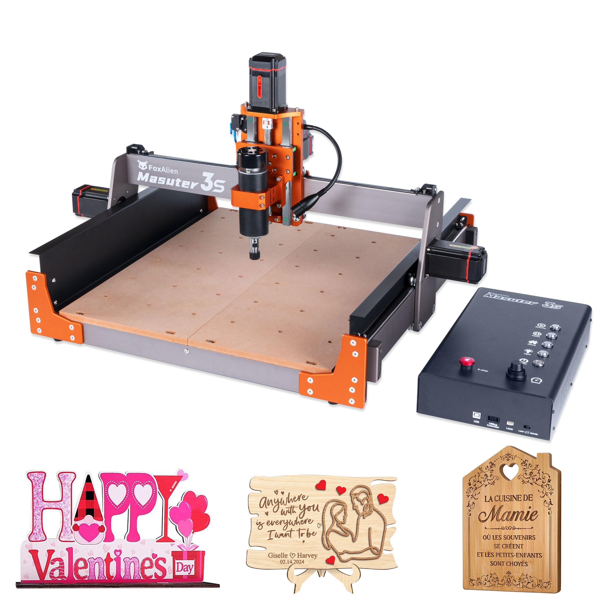 Loop Router Price FoxAlien Masuter 3S CNC Router Machine with NEMA 23 Closed-Loop Stepper ...
