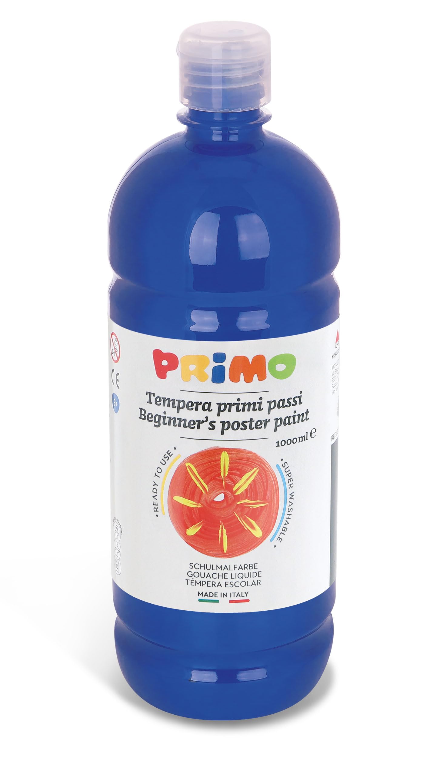 CMP - MOROCOLOR Primo, First steps tempera, 1000 ml bottle, Blue