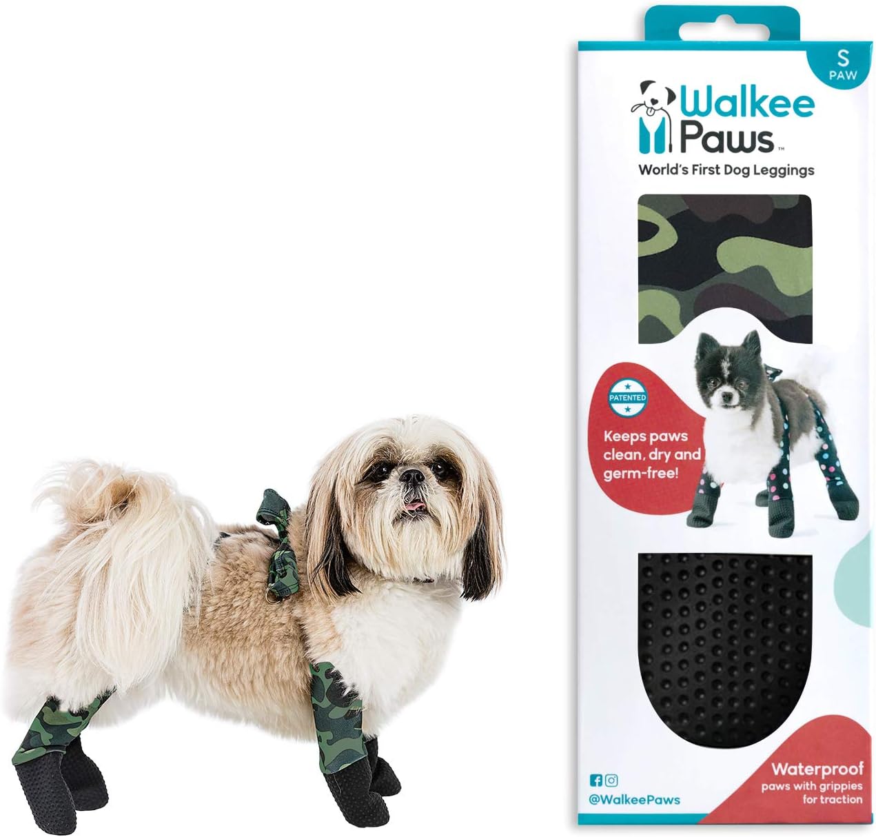 NEW Walkee Paws Dog Leggings, The World's First Dog