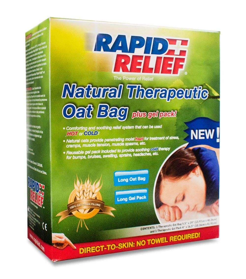 NATURAL THERAPEUTIC OAT BAG C/W GEL PACK (LONG)