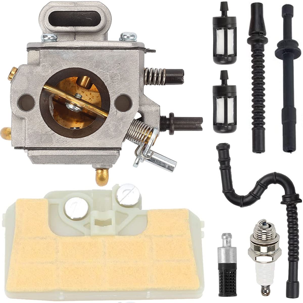 ZAMDOE Carburetor Kit for STIHL MS290 MS310 MS390 029 039 Chainsaw, Replaces # 1128 120 0625, with Air Filter Fuel Line Oil Line Spark Plug