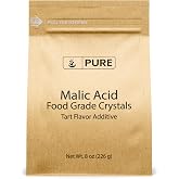 Pure Original Ingredients, Malic Acid Powder, 8 Oz | For cooking, baking, and seasoning