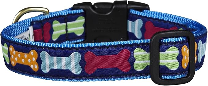 dog collar with bones