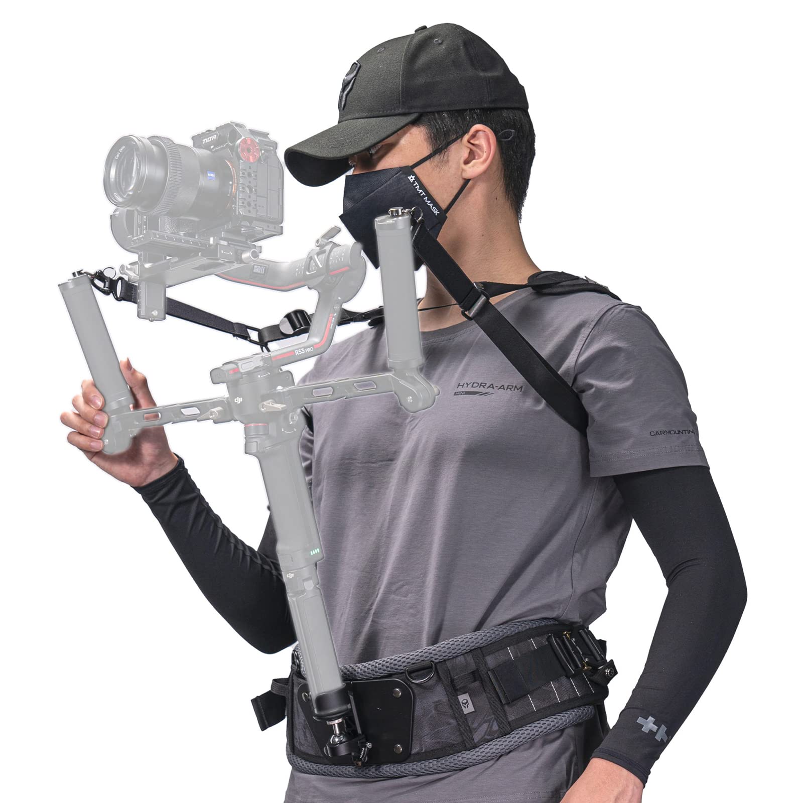 TILTA Lightweight Gimbal Support Vest for DJI Ronin RS2, RSC2, RS3 and RS3 Pro with Height Adjustable Adapter GSS-T04