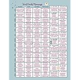 Self Care Journal Cover Guide of Tarot Made Easy & Mini Astrology Cheat Sheet For Beginners Reading Cards Deck: Daily Simple Task Checklist Planner for 120 Days