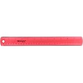 Westcott Jeweltone Plastic Ruler, 12-Inch, Pink (16022)