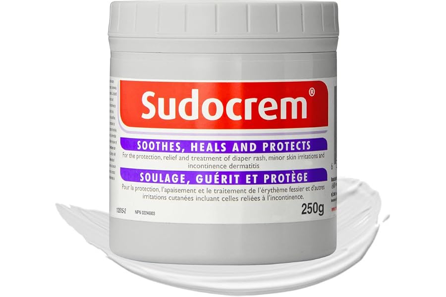 Sudocrem - Diaper Rash Cream for Baby, Soothes, Heals, and Protects, Relief and Treatment of Diaper Rash, Zinc Oxide Cream - 