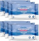 by Amazon Gentle Moist Toilet Tissues Unscented 240 Count 6 Packs
