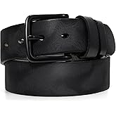 OZNDAS Men's Leather Belt Full Grain Leather Belts for Men Handmade Real Solid Top-Grain Leather Heavy-Duty Work Belt Gifts