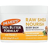 Palmer’s Shea Butter Formula Raw African Shea Butter Balm, Nourishing Body Moisturizer for Rough, Dry Skin, 7.25 Ounces