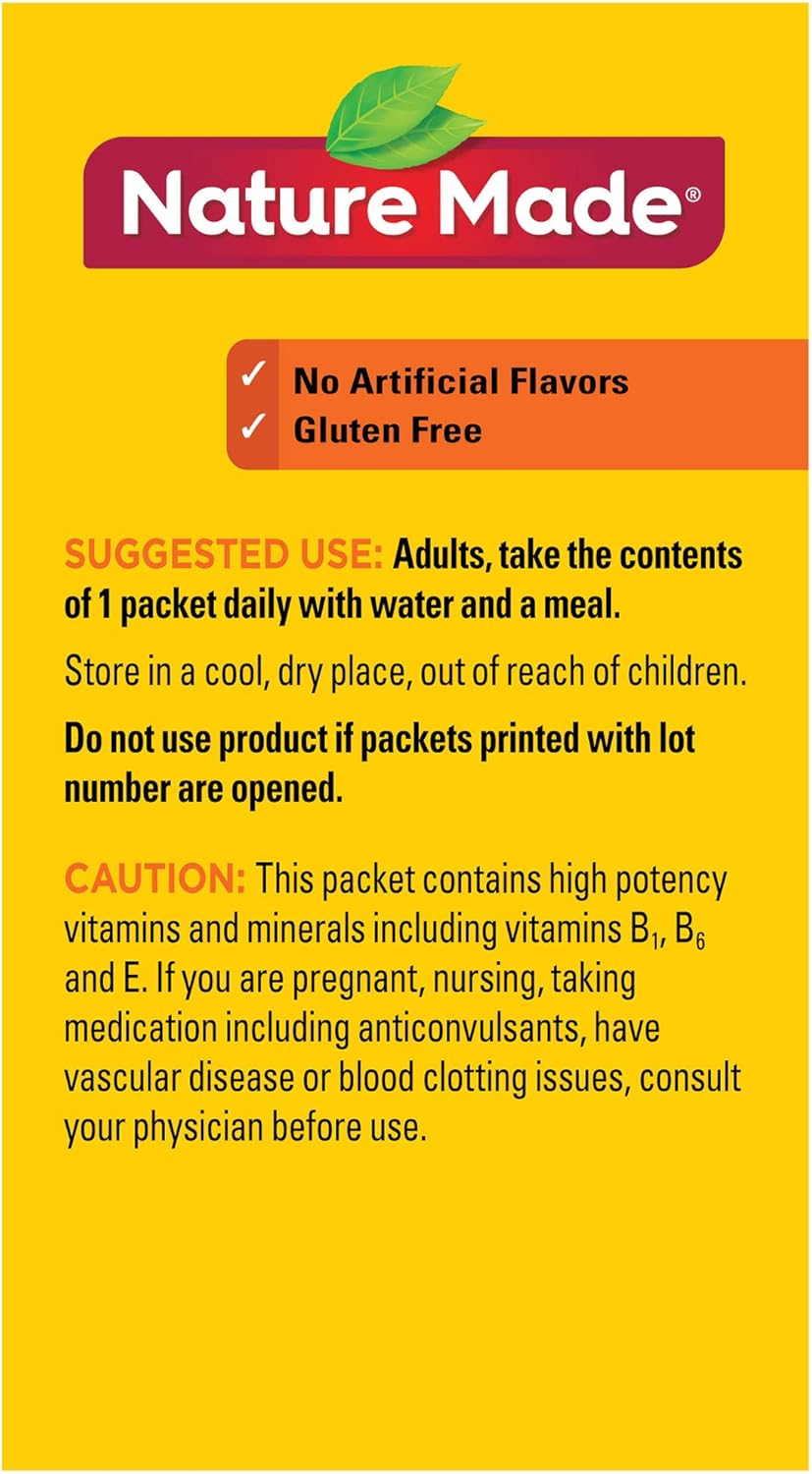 Nature Made Maximin Pack - Vitamins for Active Lifestyles, 30 Day Supply (Packaging May Vary): Health & Personal Care
