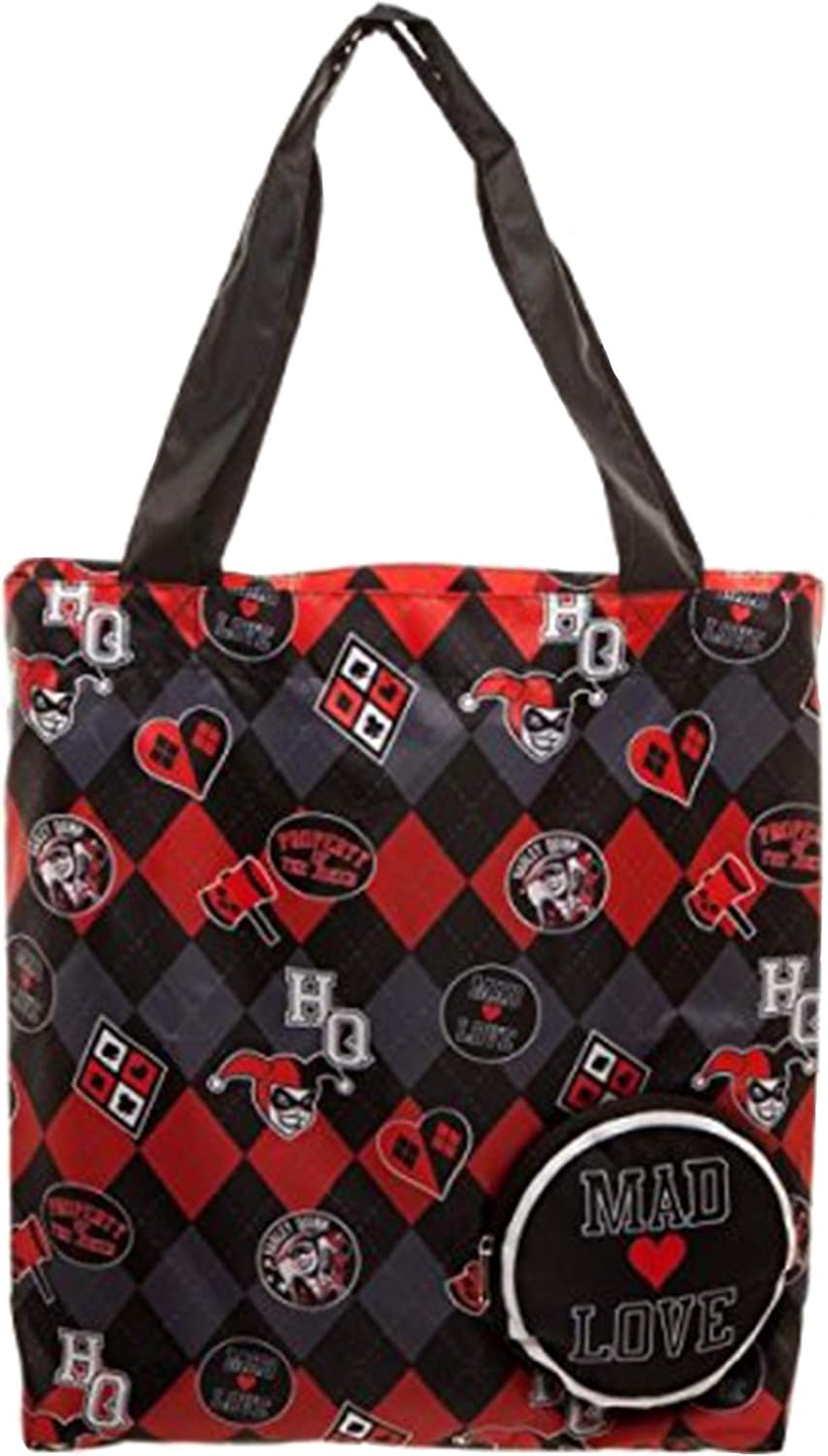 Tote Bag DC Comics Harley Quinn Packable New Licensed lt562wbtm Amazon.co.uk Luggage