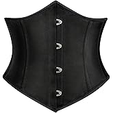 Scarlet Darkness Corset Belt for Women Fishbone Wide Waist Corset Pirate Belt