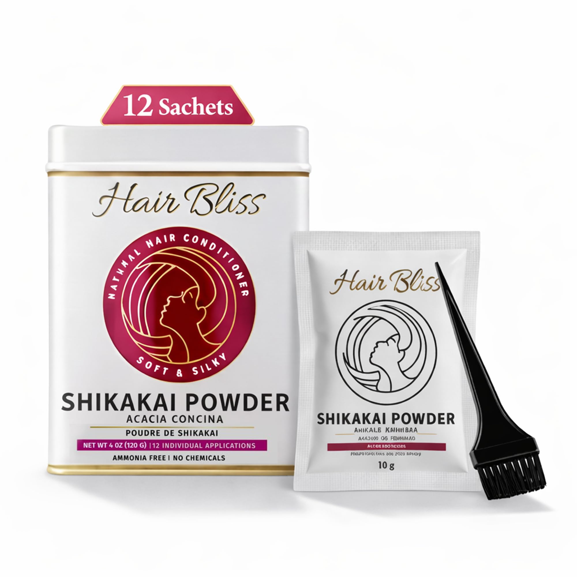 Indian Shikakai Hair & Skin Powder by Pride of India – Natural Shikakai Powder for Hair – Smooth Skin – Stronger & Thicker Hair - 100% Natural – Half pound/227 grams. Jar