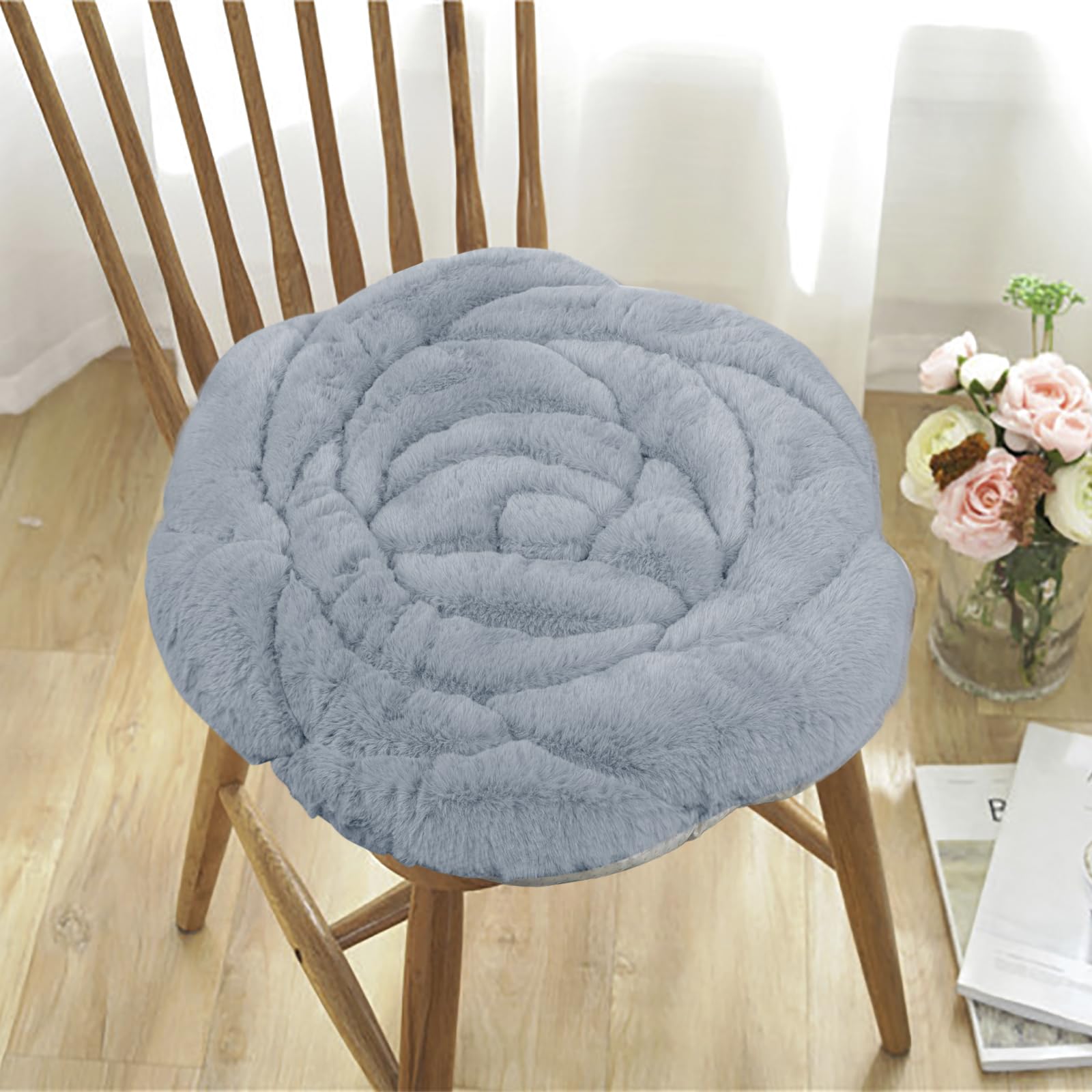 IPENNY Soft Seat Cushion Comfort Rose Seat Pad Cozy Chair Pillow Relieves Back Coccyx Sciatica and Tailbone Pain Relief Chair Cushions for Home Office Sofa Car Wheelchair