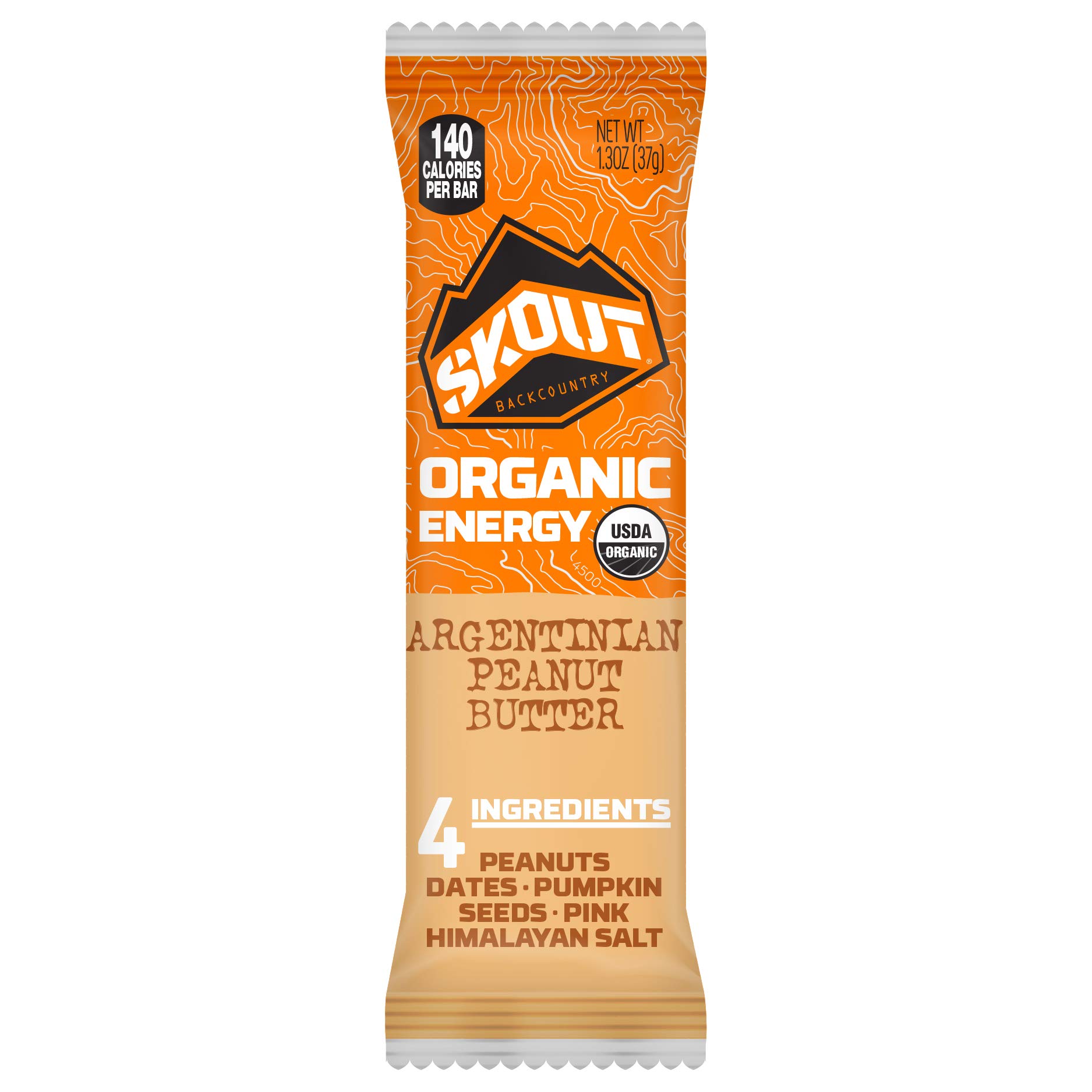 SKOUT BACKCOUNTRY Organic Energy Bars Peruvian Chocolate