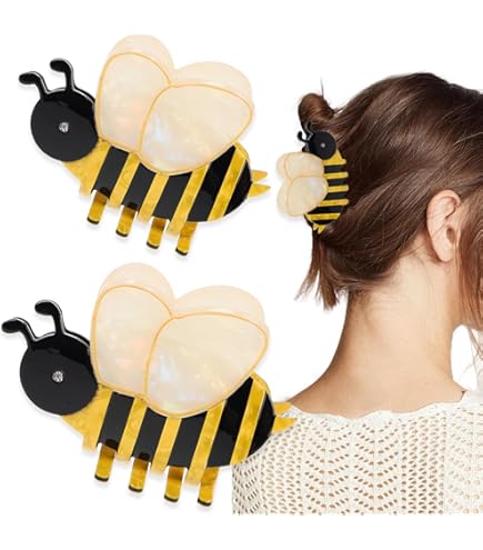 Cathercing Egyptian Honey Bumble Bee Hair Pin for Women  display picture 3