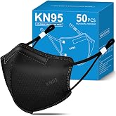 Funight Kids Face Mask, KN95 50 Pack Kids Masks 5-Layer Breathable, Disposable Masks With Adjustable Buckle for Boys Girls