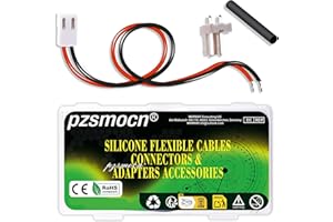 pzsmocn 20 Sets/80 Pcs JST VH 3.96mm Pitch 2 Pin 22AWG Silicone Cable Plug Socket Extension Cord Terminal Adapter Accessories Kit, Female Connector with Pre-Crimped Wire 20cm and Male Housing