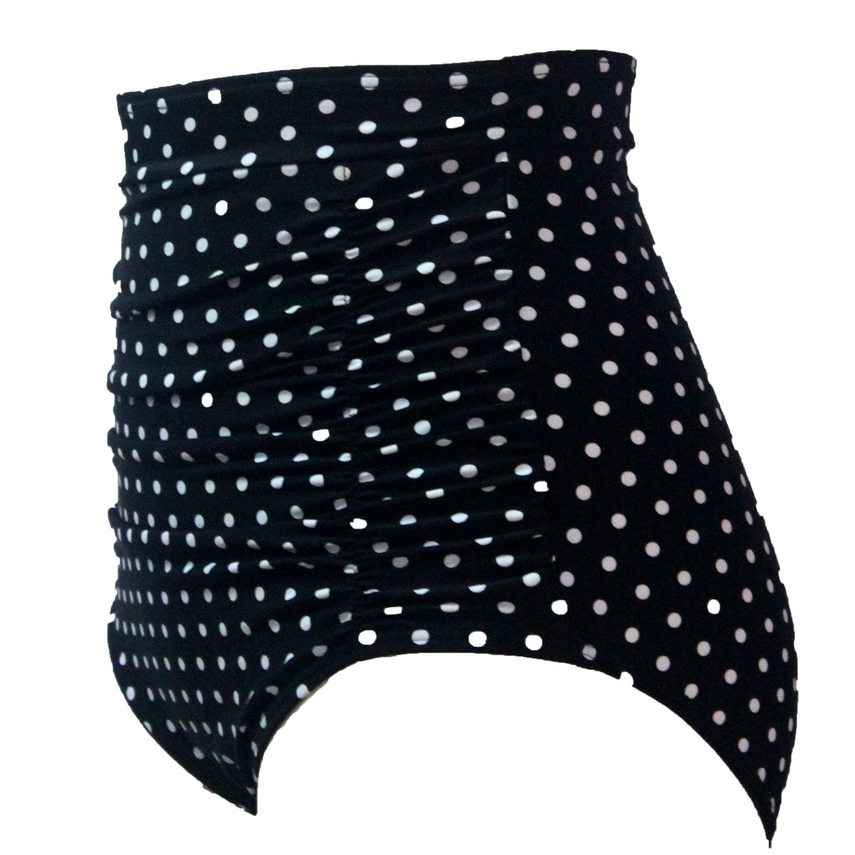 GaoZhuang Women Plus Size Vintage Polka Dot Halter High Waisted Bikini Swimsuit Set (Red, XXXL)