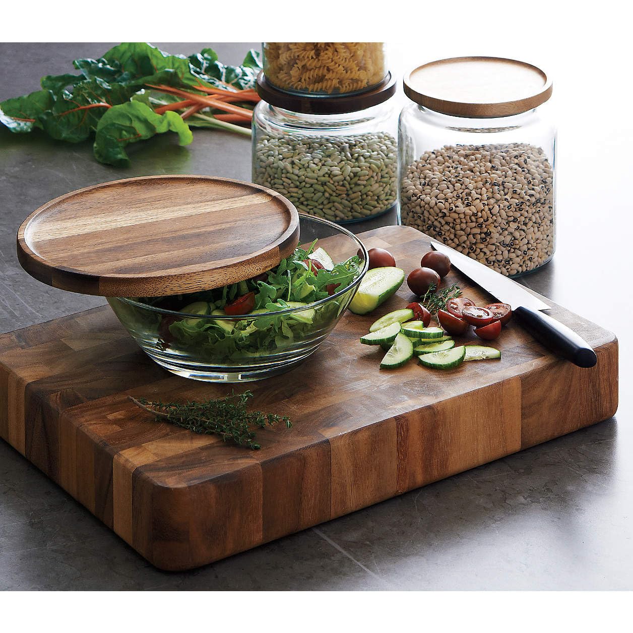 Ironwood Gourmet End Grain Union Stock Yard Professional Chopping Butcher Block, Brown, 14 x 20 x 2.75