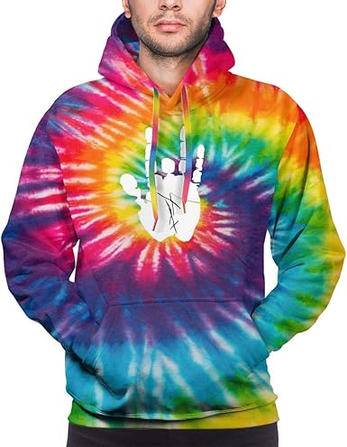 tie dye mens sweatshirt
