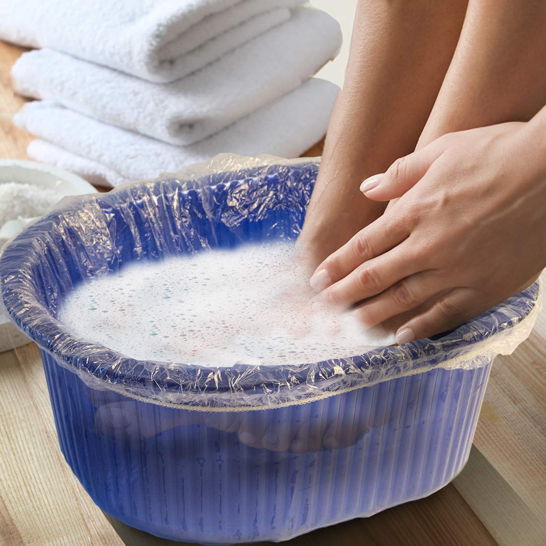 ForPro Pedi Guard Bath Liners, Fit Belava Foot Spa, Disposable Pedicure Liners, 100-Count: Beauty