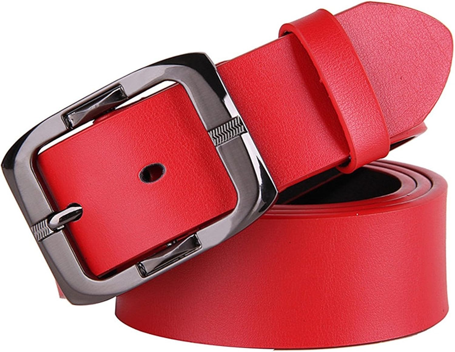 OnIn Great New Fashion Man Belt Brand Leather Designer Belts Men Wide ceinture femme Red strap for lovers ceinture homme