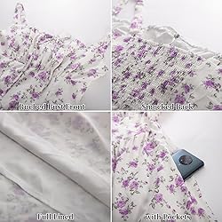 Floral Corset Dress for Women 2024 Ruched Bust