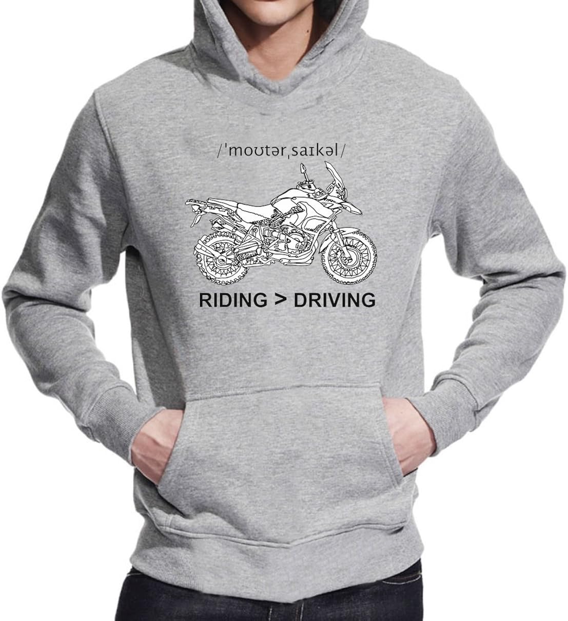 Riding Better Than Driving Unisex Pullover Hoodie Amazon.co.uk Clothing