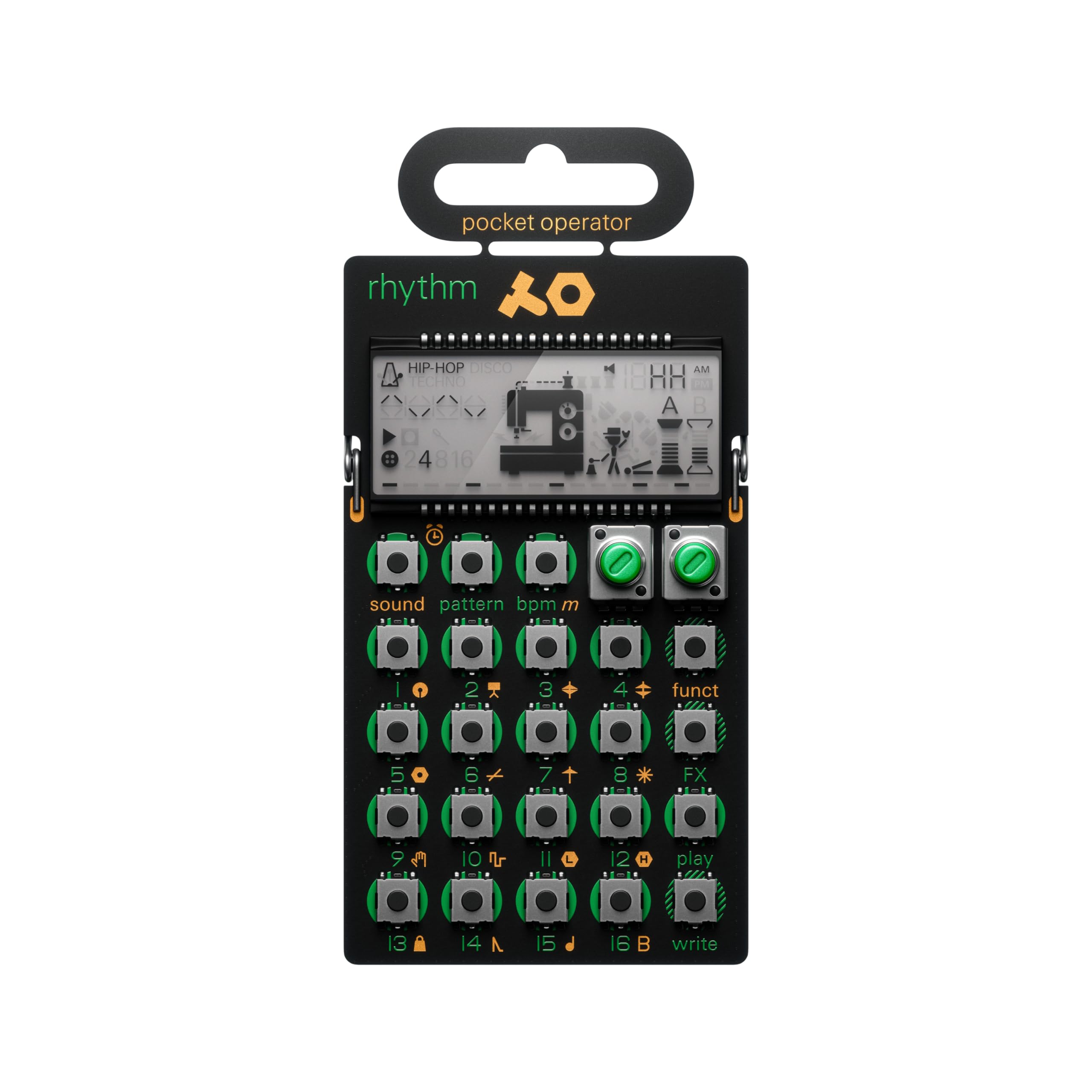 【正規輸入品】 Teenage Engineering PO-12 rhythm ポケットオペレーター ドラム・マシン シンセサイザー TE010AS012商品画像