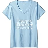 Womens Funny Quote V-Neck T-Shirt