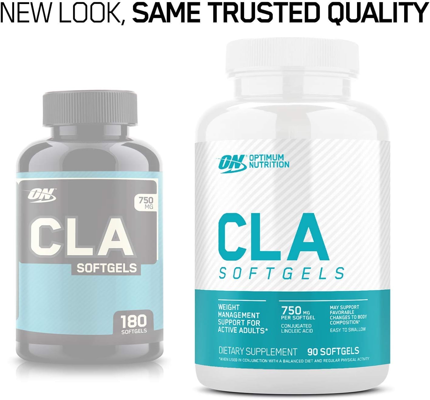 Optimum Nutrition CLA 750mg, Weight Management Support, 90 Softgels (Packaging May Vary): Health & Personal Care